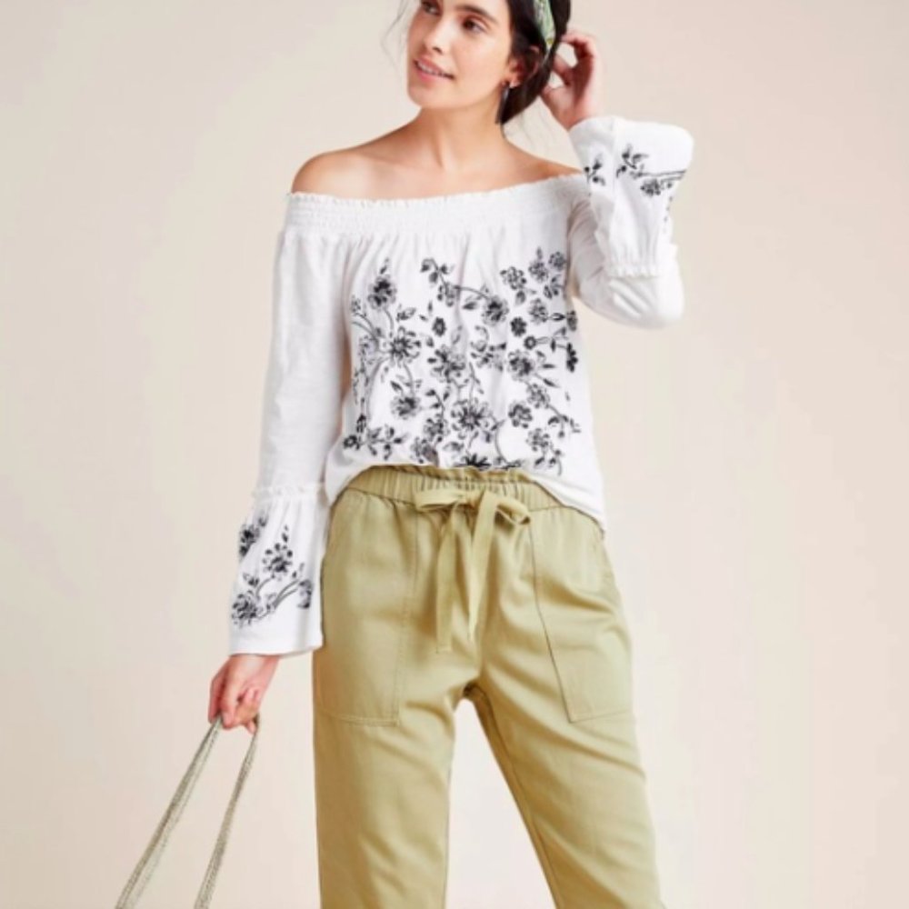 ANTHROPOLOGIE off the shoulder top